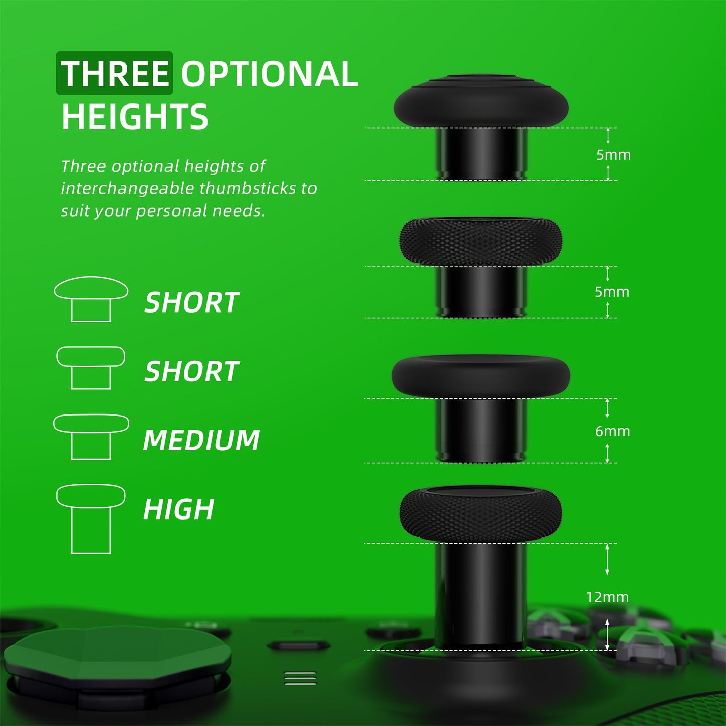 13 in 1 Component Pack Kit Replacement Metal Thumbsticks & D-Pads & Paddles for Xbox Elite Series 2 & Elite 2 Core Controller (Model 1797) - Metallic Black eXtremeRate