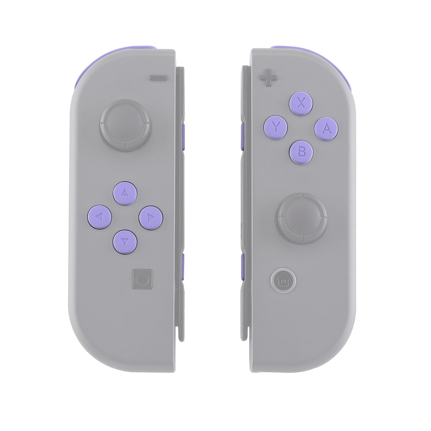 eXtremeRate Retail Light Violet Replacement ABXY Direction Keys SR SL L R ZR ZL Trigger Buttons Springs, Full Set Buttons Repair Kits with Tools for NS Switch JoyCon & OLED JoyCon - JoyCon Shell NOT Included - AJ209