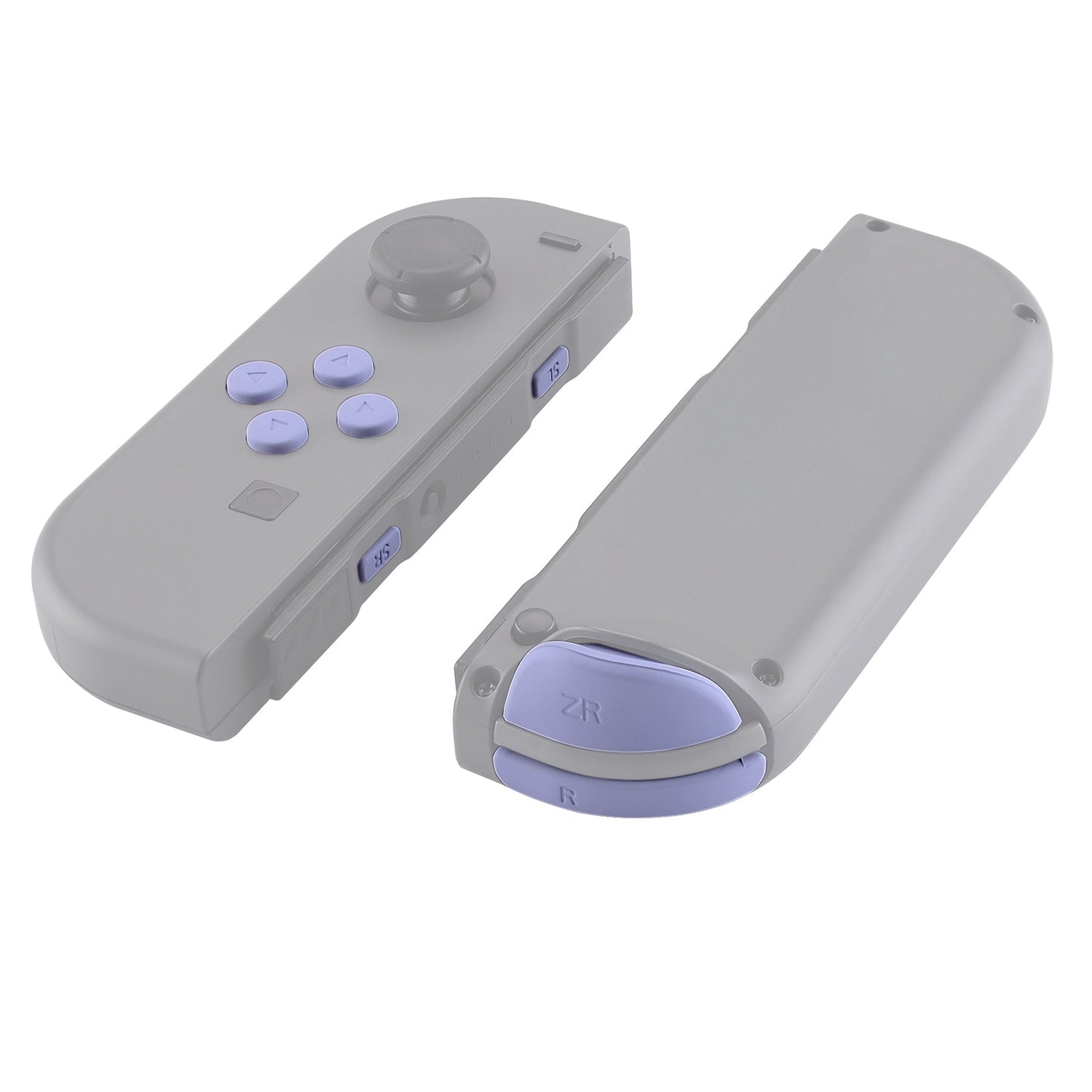 eXtremeRate Retail Light Violet Replacement ABXY Direction Keys SR SL L R ZR ZL Trigger Buttons Springs, Full Set Buttons Repair Kits with Tools for NS Switch JoyCon & OLED JoyCon - JoyCon Shell NOT Included - AJ209