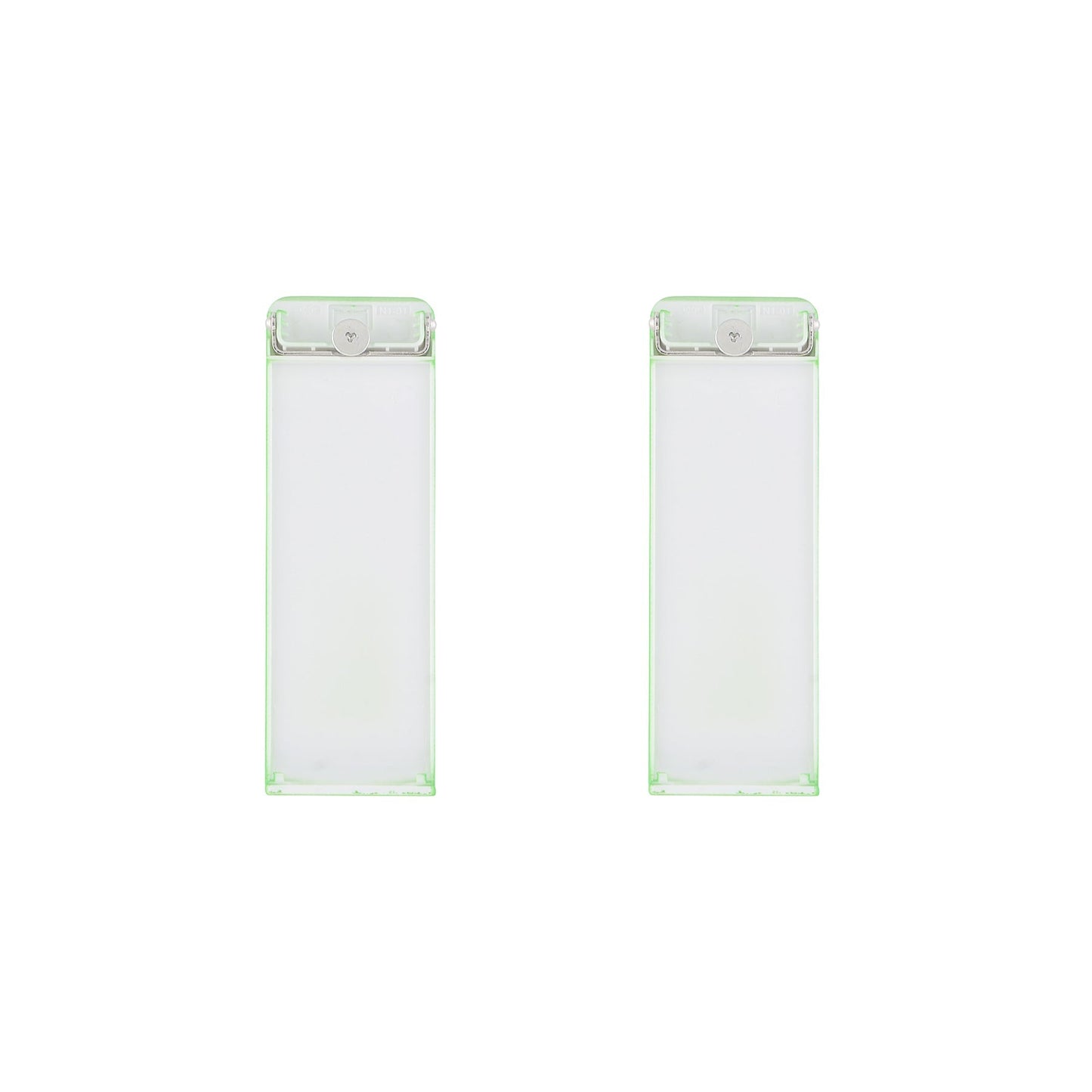 eXtremeRate Retail 2 Set of Green Soft Touch Replacement Kickstand for Nintendo Switch Console, Back Bracket Holder Kick Stand for Nintendo Switch - Console NOT Included - AJ418