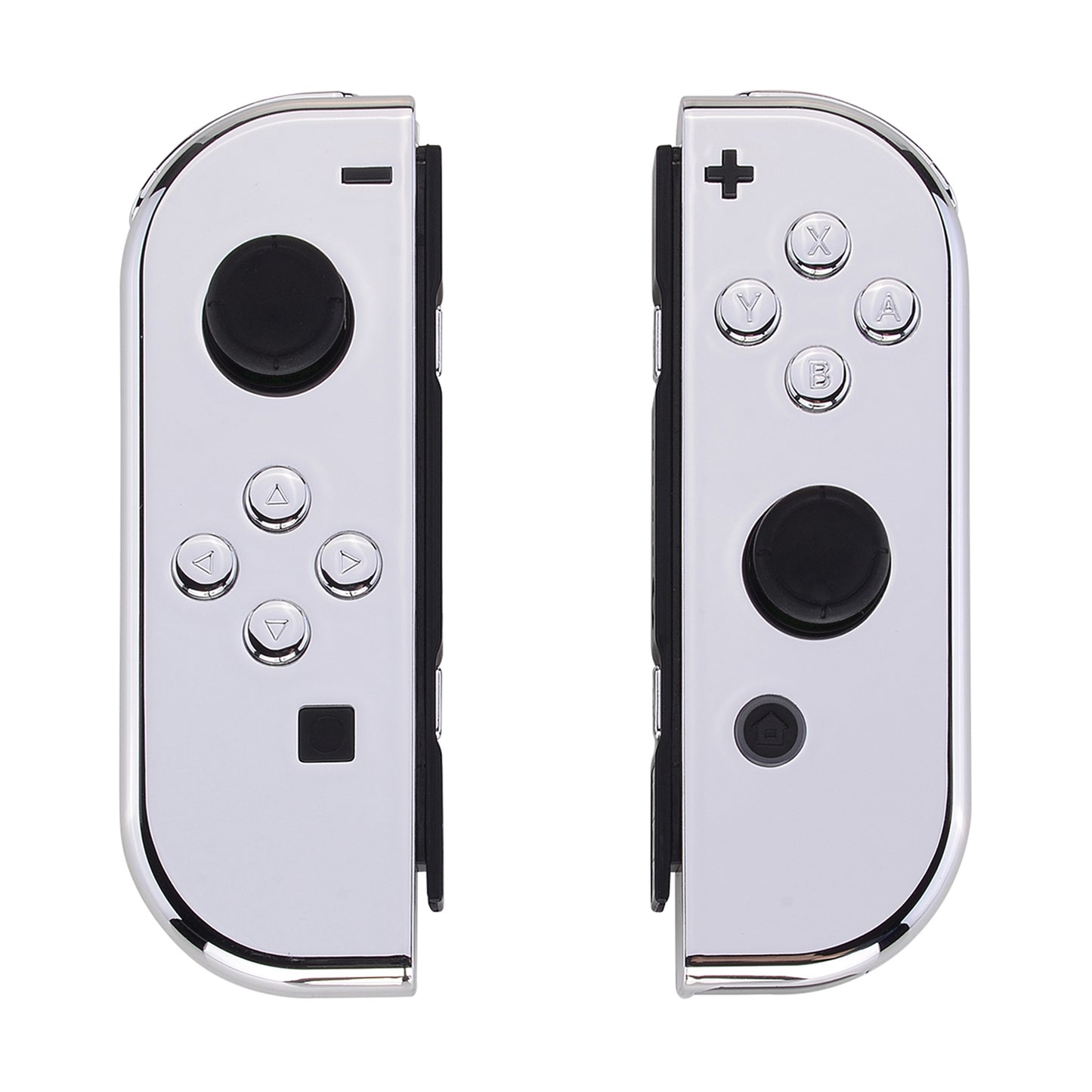 eXtremeRate NS Switch用ジョイコン交換フルセットシェルケースボタン付き【クロムシルバー】
