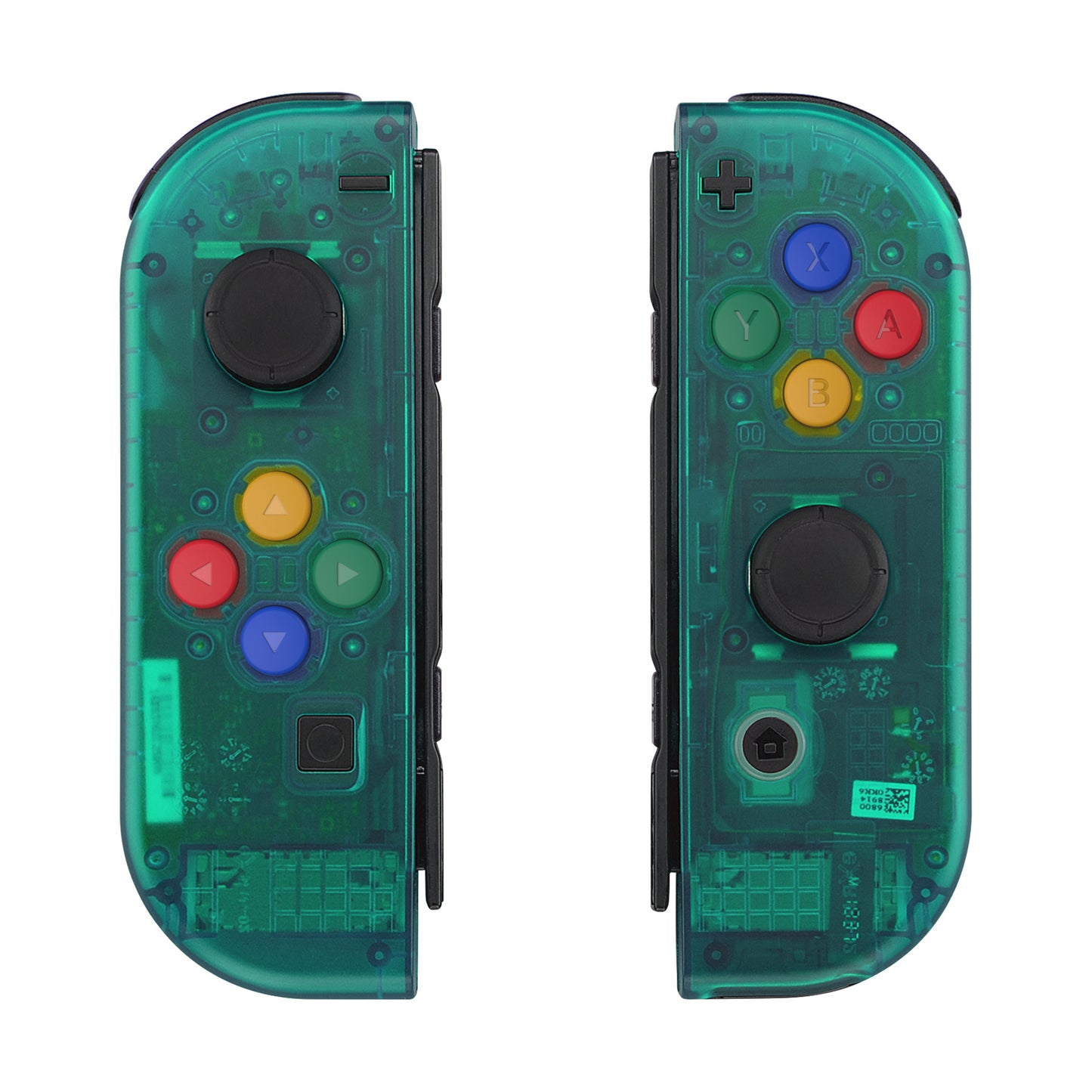 eXtremeRate NS Switch用ジョイコン交換フルセットシェルケースボタン付き【エメラルドグリーン】