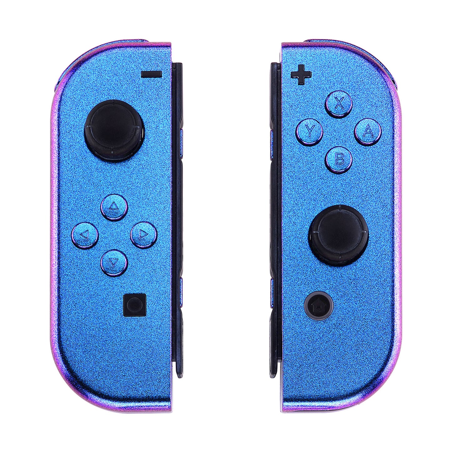 eXtremeRate NS Switch用ジョイコン交換フルセットシェルケースボタン付き【カメレオンパープルブルー】