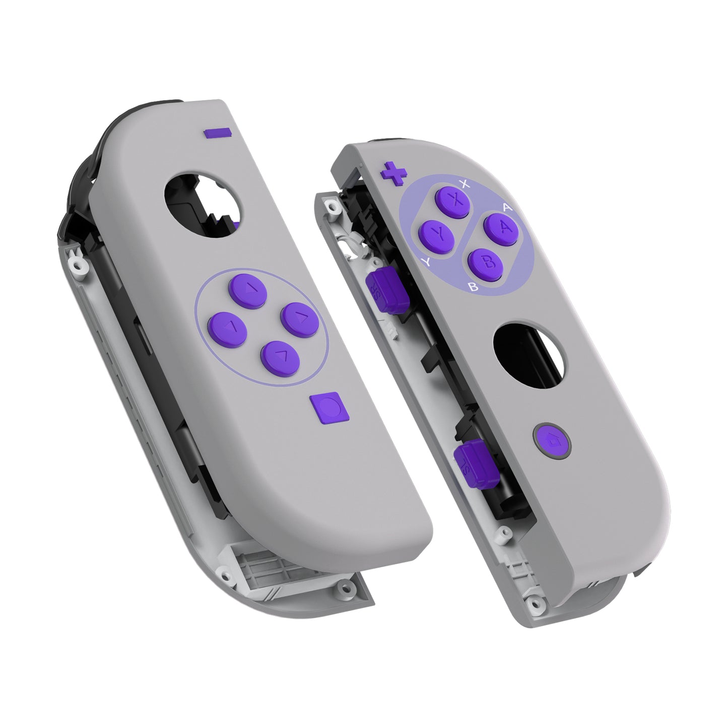 eXtremeRate NS Switch用ジョイコン交換フルセットシェルケースボタン付き【クラシックSNESスタイル】