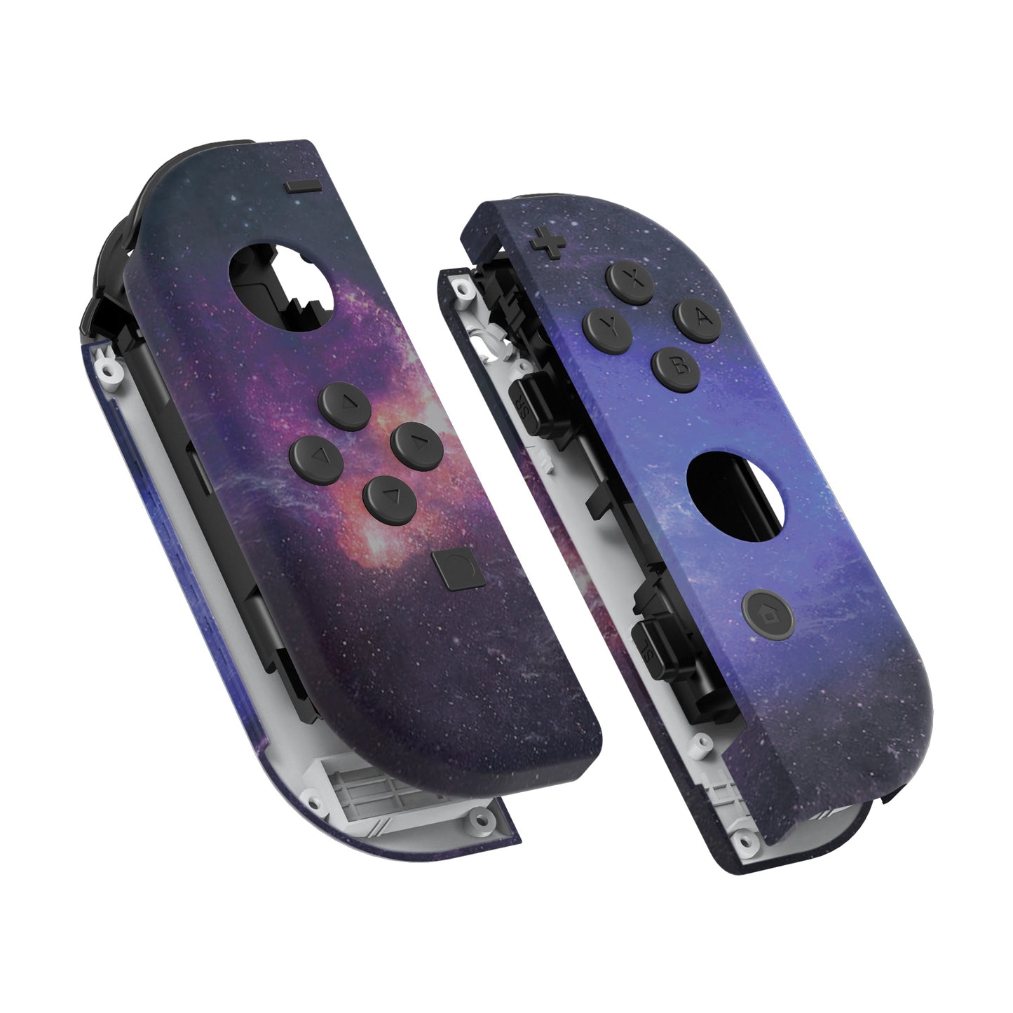 eXtremeRate NS Switch用ジョイコン交換フルセットシェルケースボタン付き【ネビュラギャラクシー】