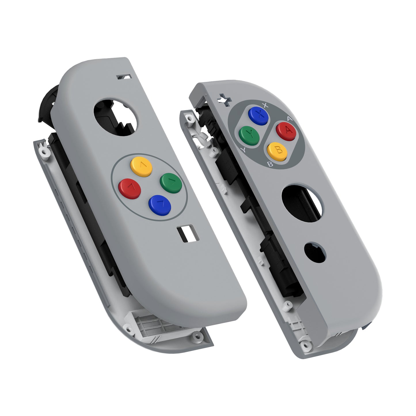 eXtremeRate NS Switch用ジョイコン交換フルセットシェルケースボタン付き【SFC SNESクラシック EUスタイル】
