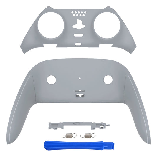 eXtremeRate PS5 edgeコントローラー対応交換対応用トップ&ボトム装飾トリムシェル【ニューホープグレイ】