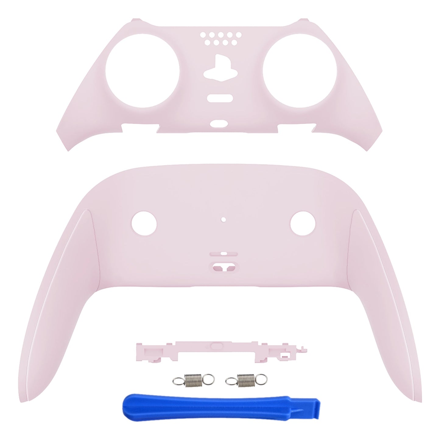 eXtremeRate PS5 edgeコントローラー対応交換対応用トップ&ボトム装飾トリムシェル【サクラピンク】