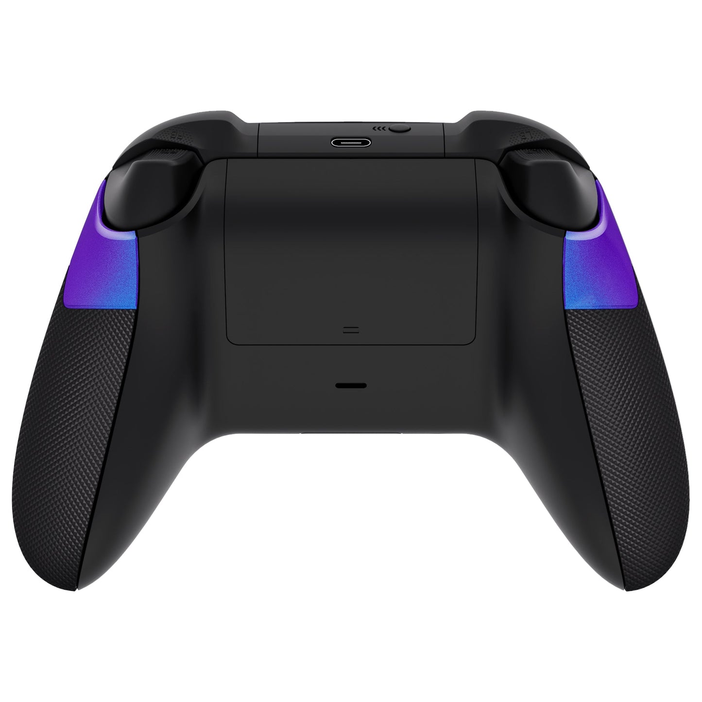 eXtremeRate Retail Chameleon Purple Blue Performance Non-Slip Texture Rubberized Grips Replacement Back Panels for Xbox Series X/S Controller - PX3C3002