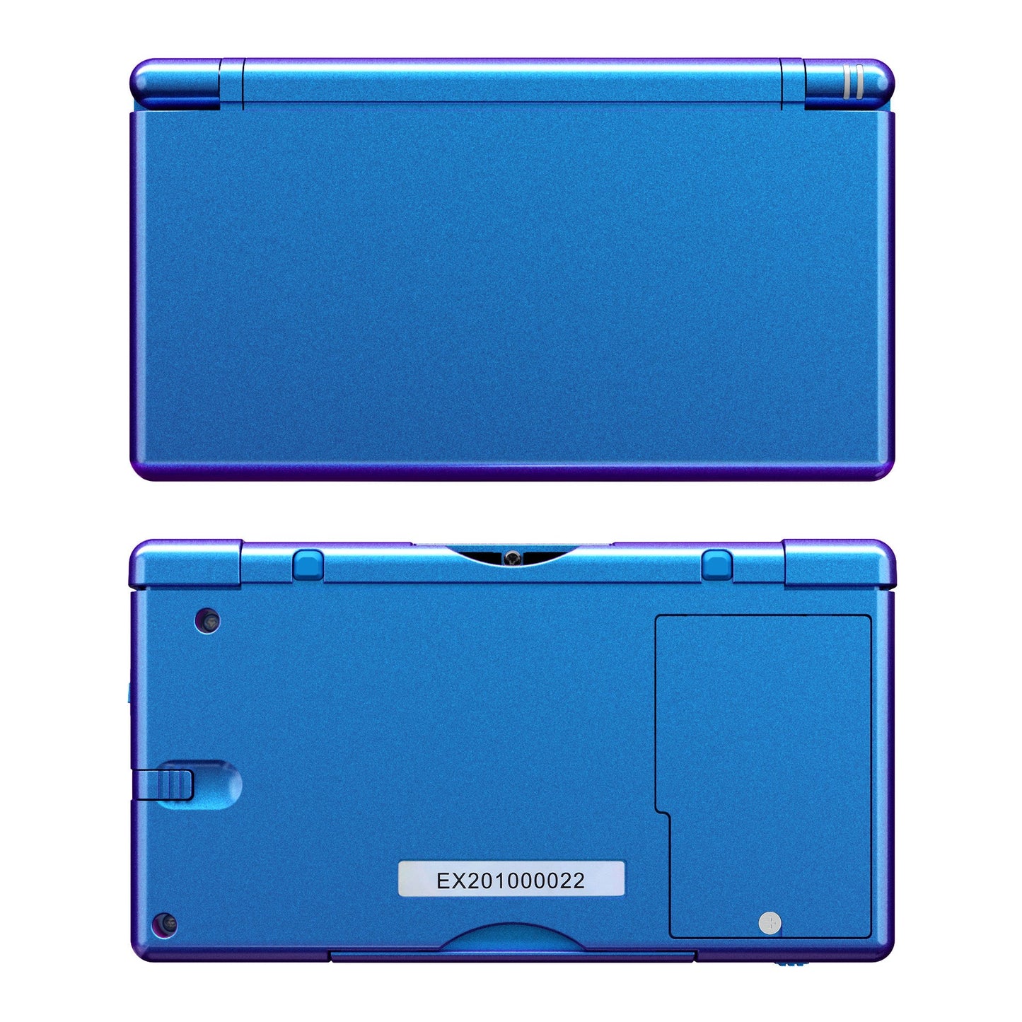 eXtremeRate ニンテンドーDS Lite用交換フルハウジングシェル&ボタンセット保護フィルム付き【カメレオンパープルブルー】
