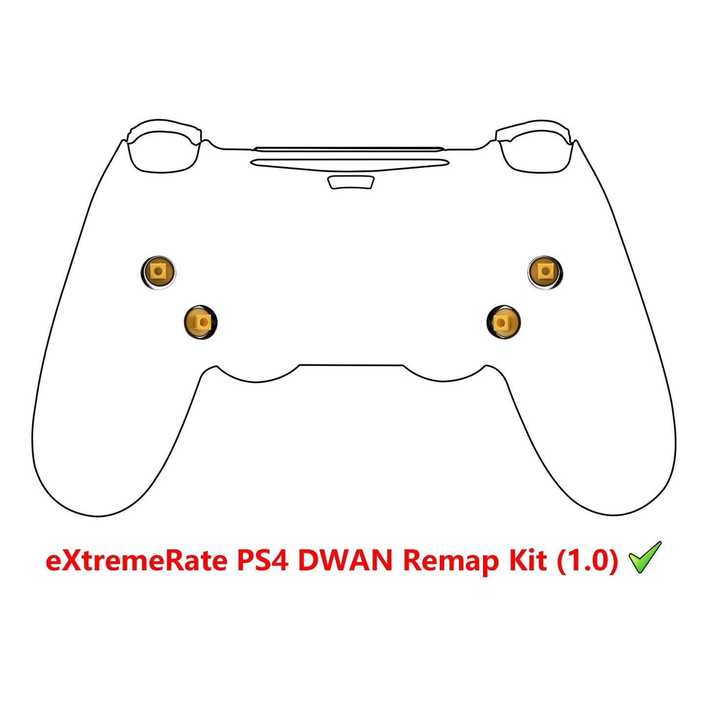eXtremeRate Retail Replacement Remap Borad FPC Ribbon Cable for eXtremeRate ps4 Dawn Remap Kit - GP4F0095