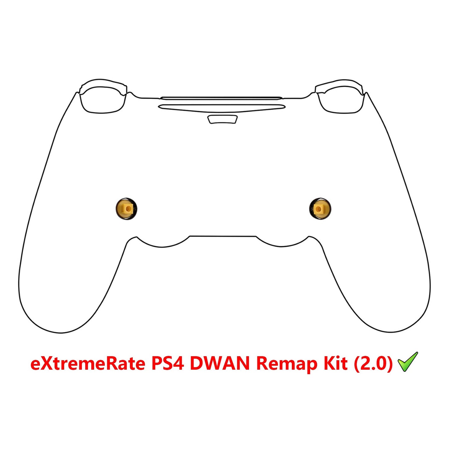 eXtremeRate Retail Replacement Remap Borad FPC Ribbon Cable for eXtremeRate ps4 Dawn Remap Kit - GP4F0095
