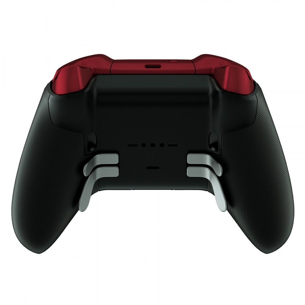 eXtremeRate Retail Scarlet Red Replacement Buttons for Xbox One Elite Series 2 Controller, LB RB LT RT Bumpers Triggers ABXY Start Back Sync Profile Switch Keys for Xbox One Elite V2 Controller (Model 1797 and Core Model 1797) - IL103