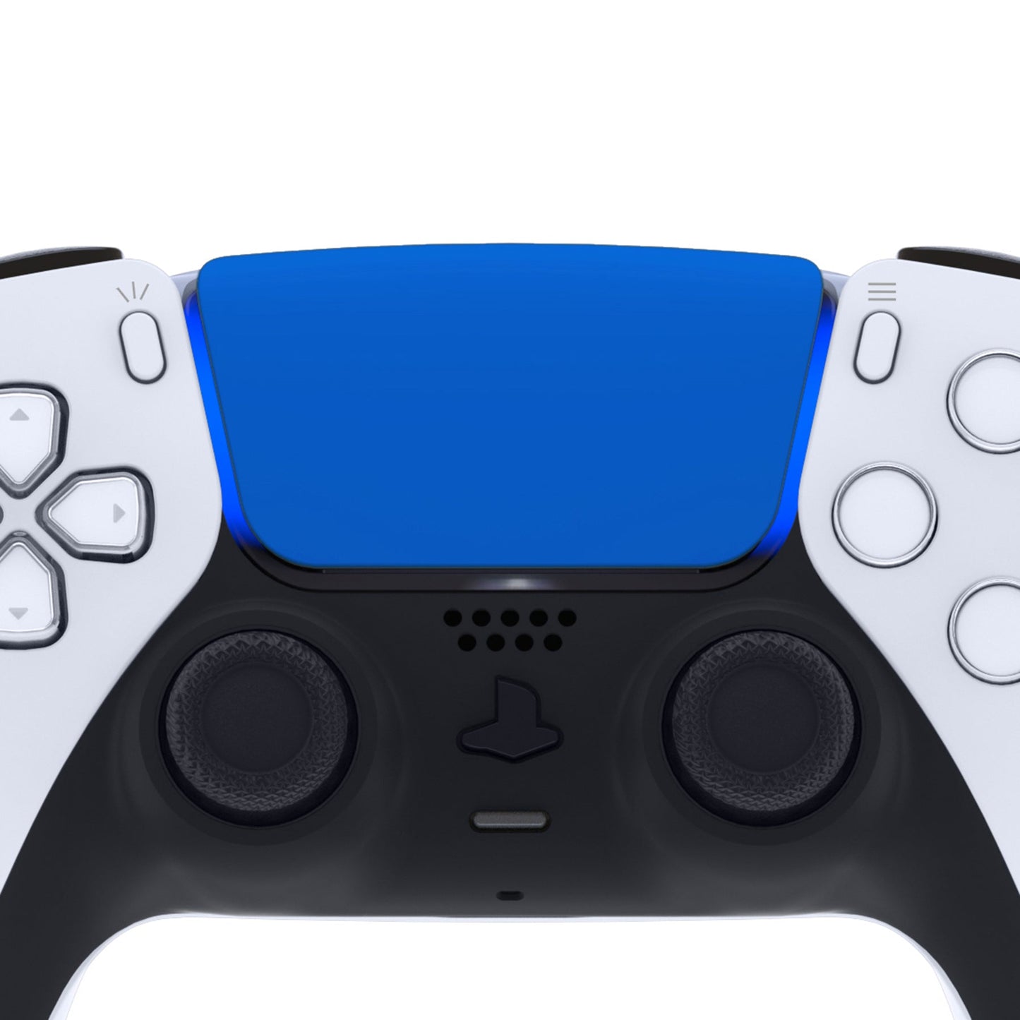 eXtremeRate Retail Blue Replacement Touchpad Cover Compatible with ps5 Controller BDM-010 BDM-020 & BDM-030, Custom Part Touch Pad Compatible with ps5 Controller - Controller NOT Included - JPF4005G3