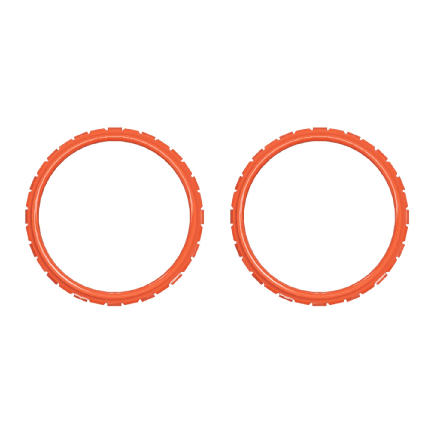 eXtremeRate Retail Orange Replacement Accessories for ps5 Controller, Custom Accent Rings for ps5 Controller - Controller NOT Included - JPF5004