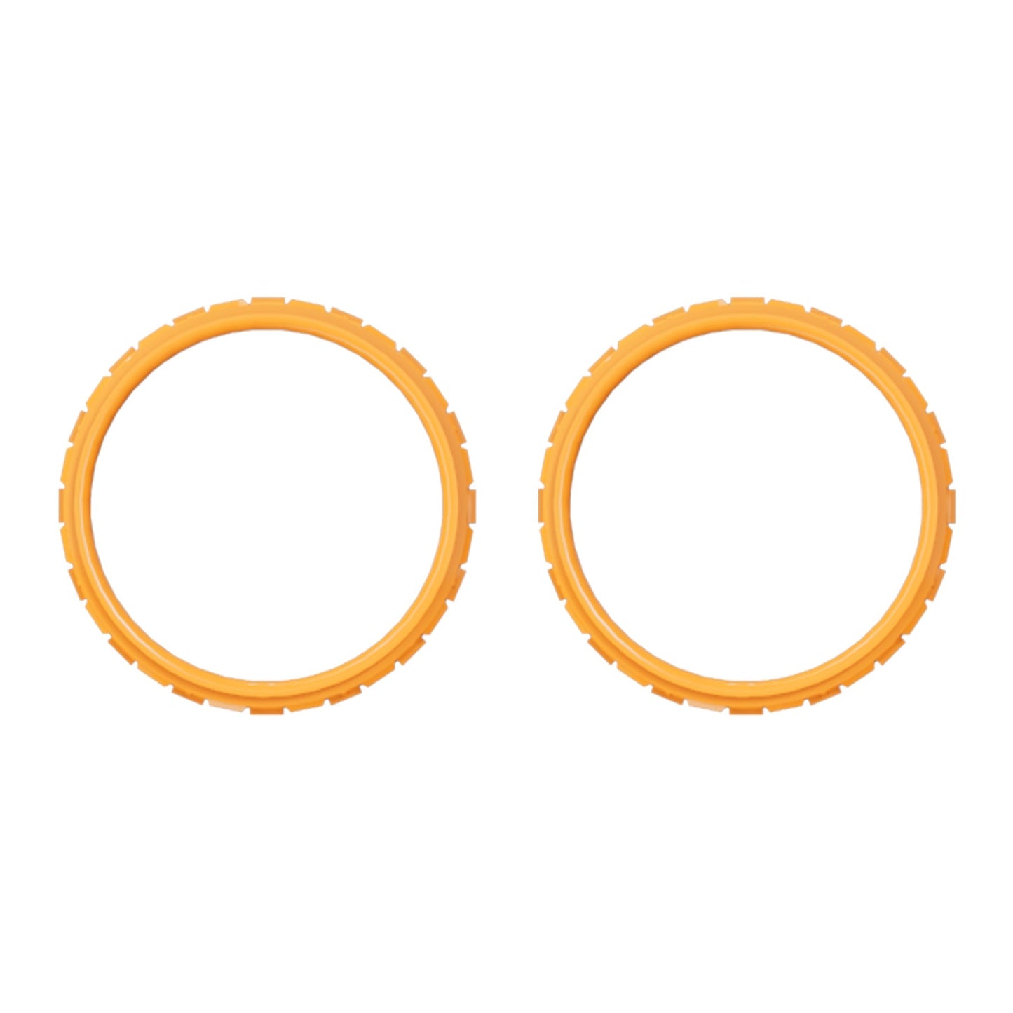 eXtremeRate Retail Caution Yellow Replacement Accessories for ps5 Controller, Custom Accent Rings for ps5 Controller - Controller NOT Included - JPF5010