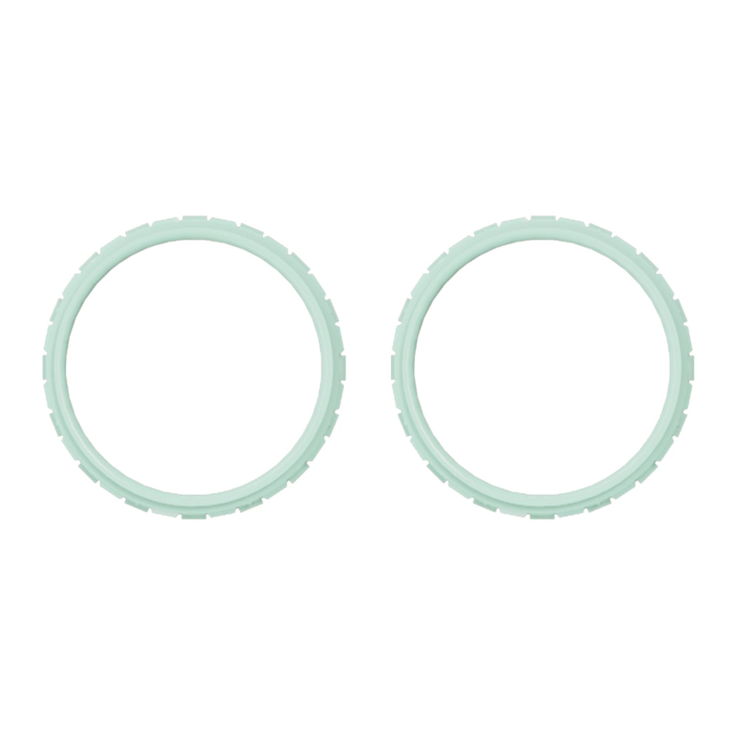 eXtremeRate Retail Light Cyan Replacement Accessories for ps5 Controller, Custom Accent Rings for ps5 Controller - Controller NOT Included - JPF5020