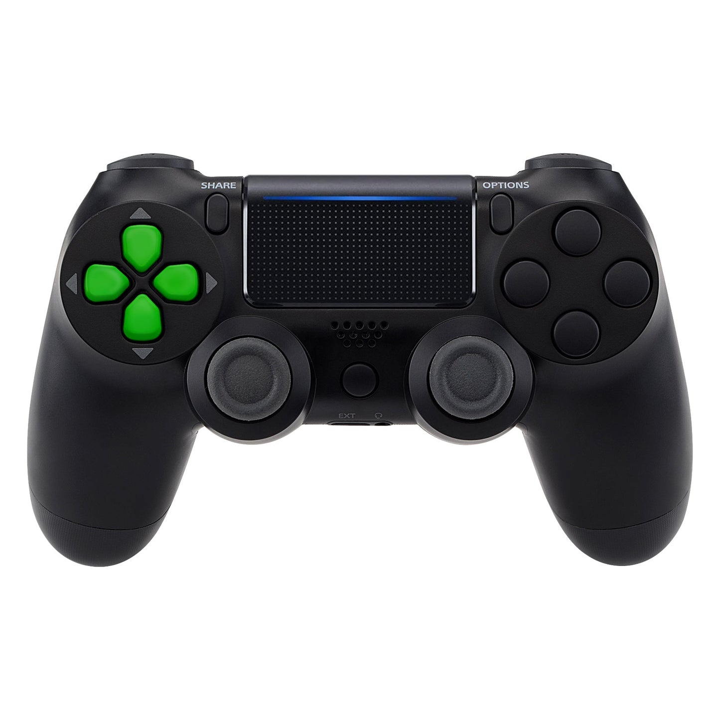 eXtremeRate Retail Ergonomic Split Dpad Buttons (SDP Buttons) for ps5 Controller, Green Independent Dpad Direction Buttons for ps5, for ps4 All Model Controller - JPF8016