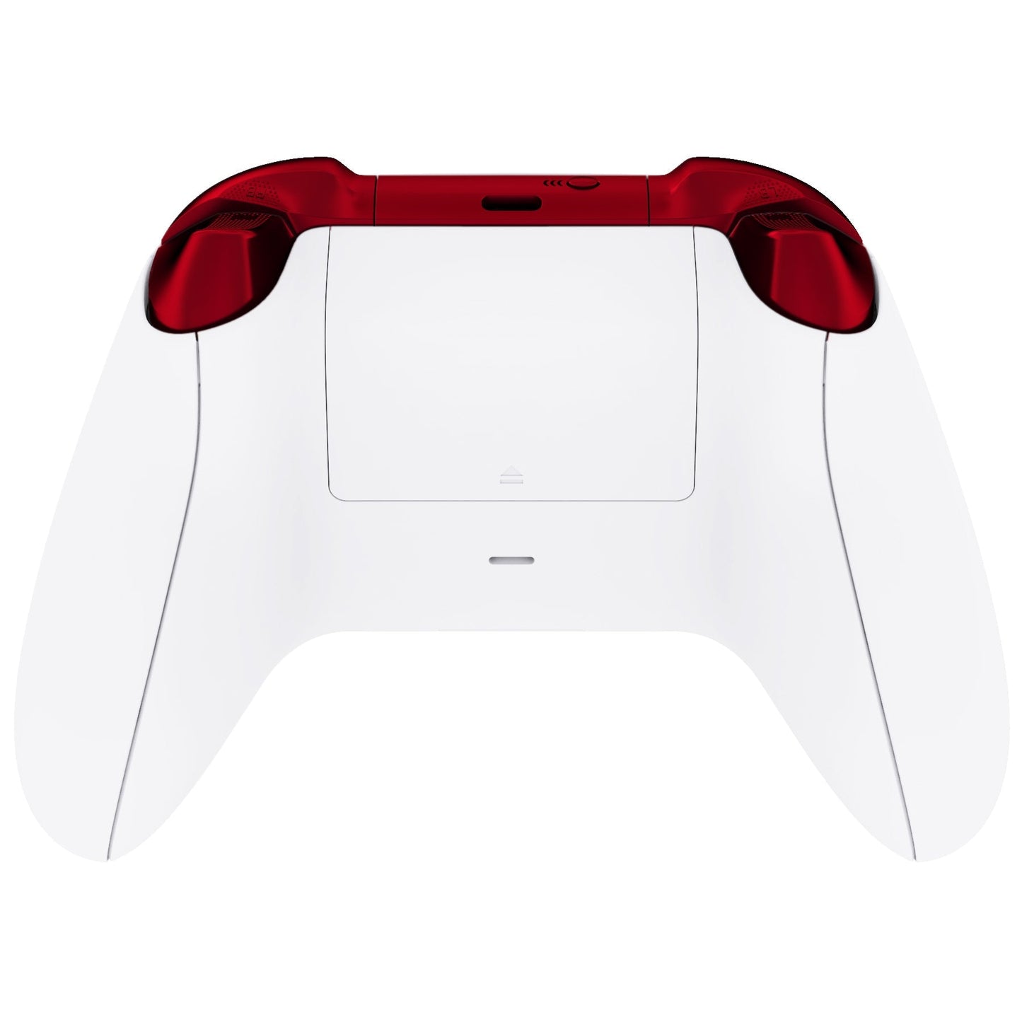 eXtremeRate Retail No Letter Imprint Custom Full Set Buttons for Xbox Series X/S Controller, Scarlet Red Replacement Accessories Bumpers Triggers Dpad ABXY Buttons for Xbox Series X/S, Xbox Core Controller - JX3503