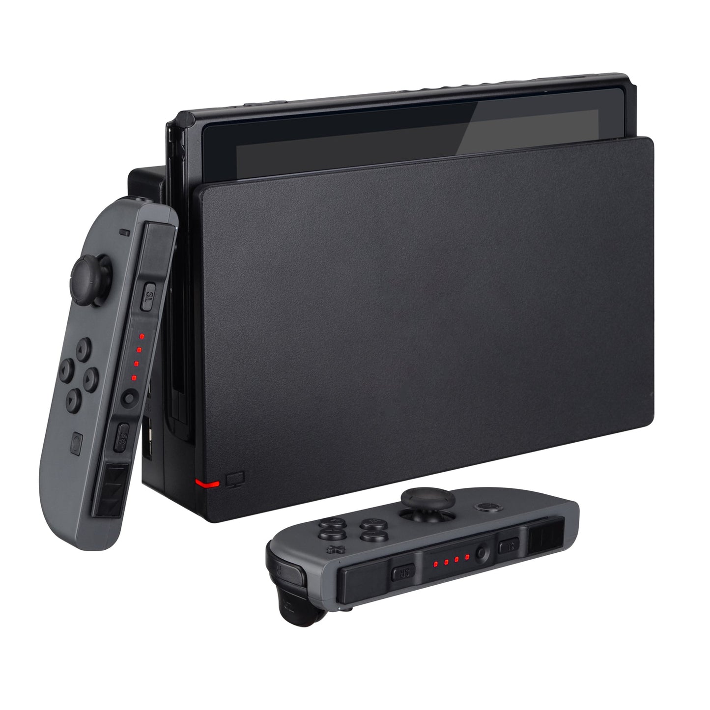 eXtremeRate Retail Red Firefly LED Tuning Kit for NS Switch Joycons Dock NS Joycon SL SR Buttons Ribbon Flex Cable Indicate Power LED-Joycons Dock NOT Included - NSLED003