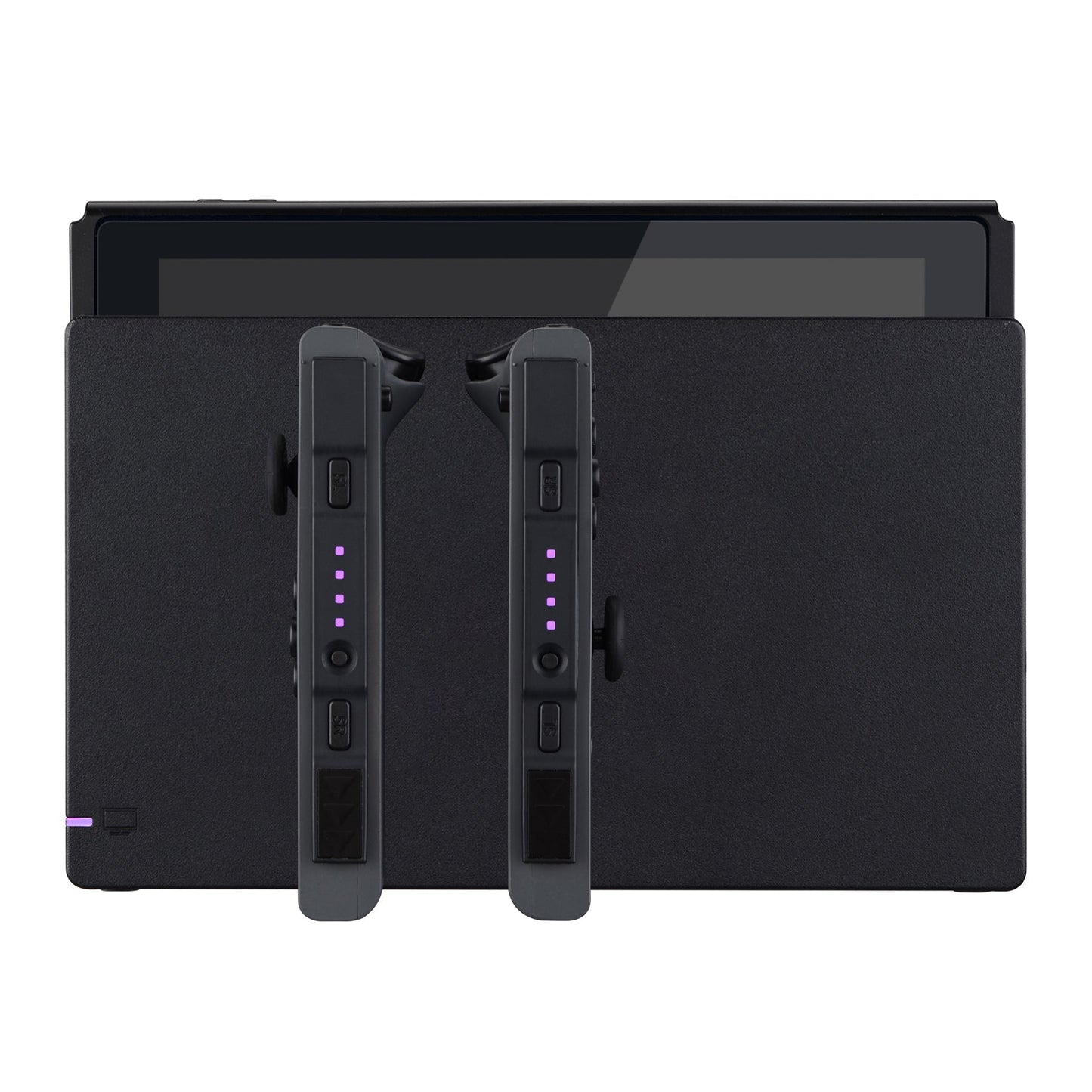 eXtremeRate Retail Violet Firefly LED Tuning Kit for NS Switch Joycons Dock NS Joycon SL SR Buttons Ribbon Flex Cable Indicate Power LED-Joycons Dock NOT Included - NSLED009
