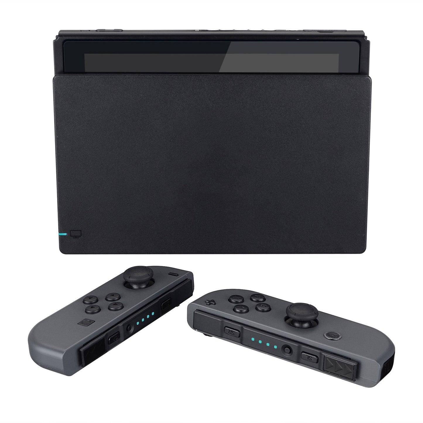 eXtremeRate Retail Ice Blue Firefly LED Tuning Kit for NS Switch Joycons Dock NS Joycon SL SR Buttons Ribbon Flex Cable Indicate Power LED-Joycons Dock NOT Included - NSLED010
