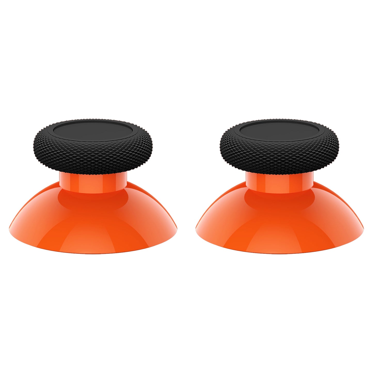 eXtremeRate Retail Orange & Black Replacement Thumbsticks for Xbox Series X/S Controller, for Xbox One Standard Controller Analog Stick, Custom Joystick for Xbox One X/S, for Xbox One Elite Controller - JX3432