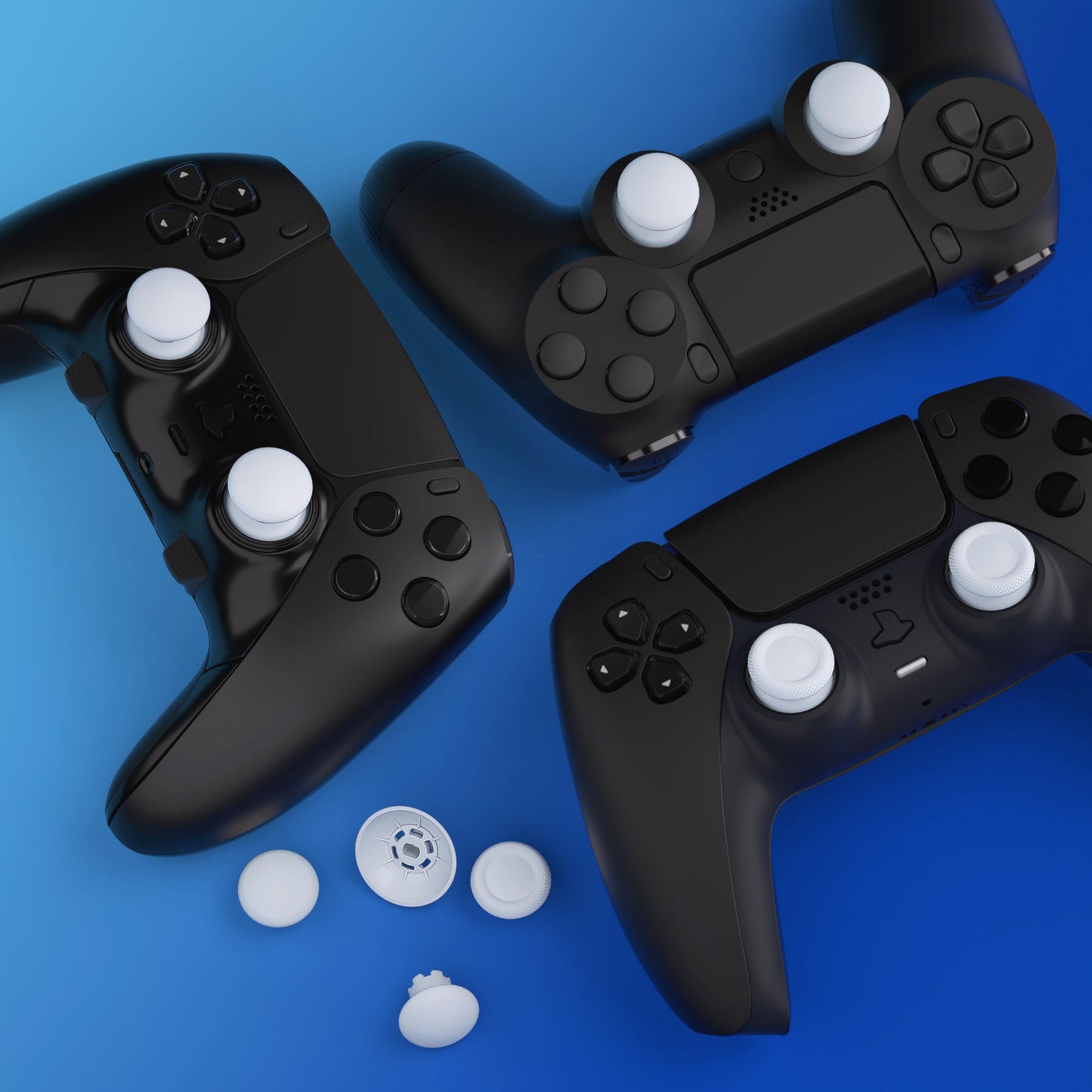 eXtremeRate EDGE Stick Replacement Thumbstick for PS5 & PS4 Controllers (White)