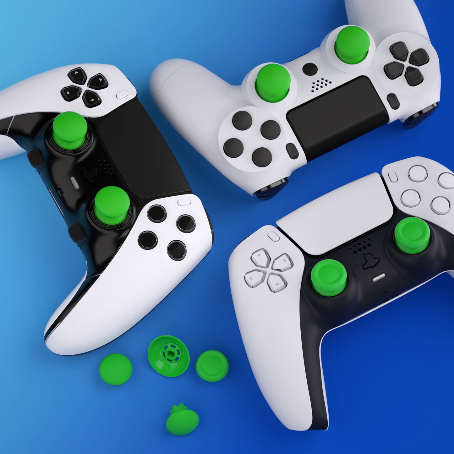 eXtremeRate EDGE Stick Replacement Thumbstick for PS5 & PS4 Controllers (Green)