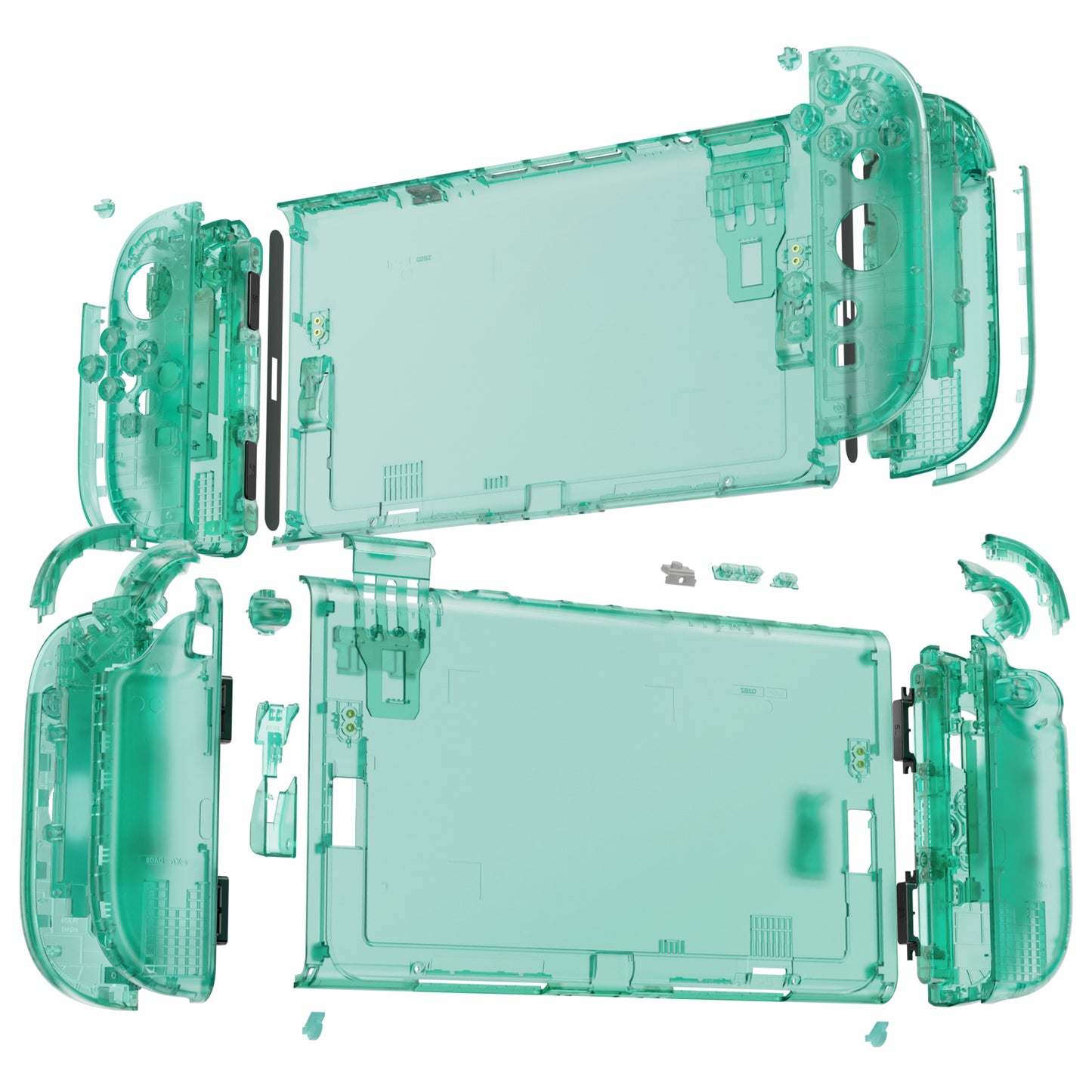 eXtremeRate Nintendo Switch 2対応交換フルセットシェル&ボタン - デラックス版【エメラルドグリーン】