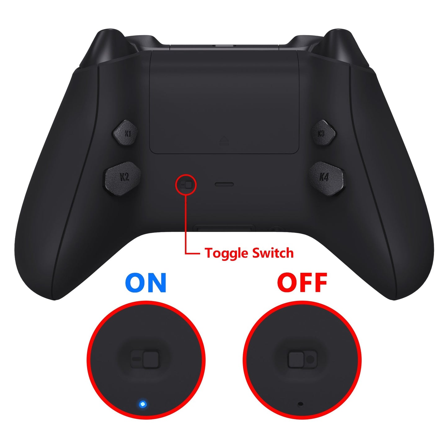 eXtremeRate Retail Black HOPE Remappable Remap Kit for Xbox Series X/S Controller, Upgrade Boards & Redesigned Back Shell & Side Rails & Back Buttons for Xbox Core Controller - Controller NOT Included - RX3P3009