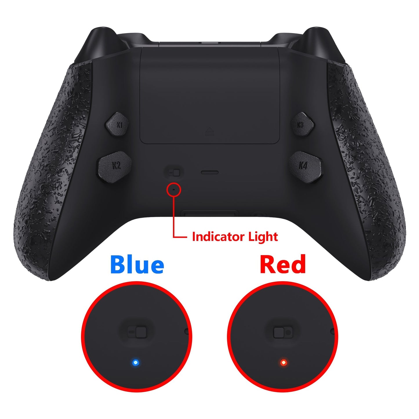 eXtremeRate Retail Textured Black HOPE Remappable Remap Kit for Xbox Series X/S Controller, Upgrade Boards & Redesigned Back Shell & Side Rails & Back Buttons for Xbox Core Controller - Controller NOT Included - RX3P3041