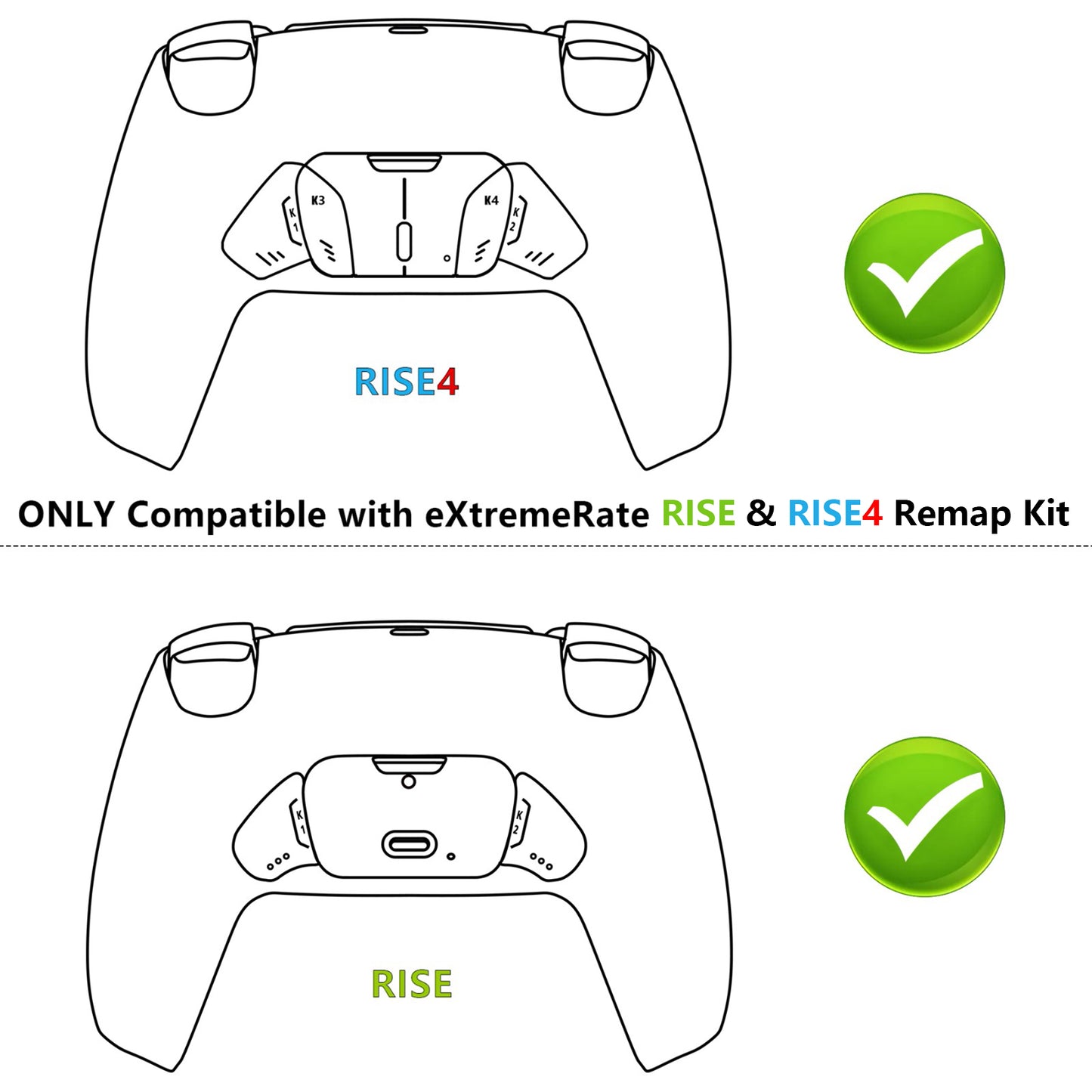eXtremeRate PS5コントローラーBDM-010/020対応eXtremeRate Rise &Rise4 リマップキット用交換L1L2 R1R2 FPCリボンケーブル