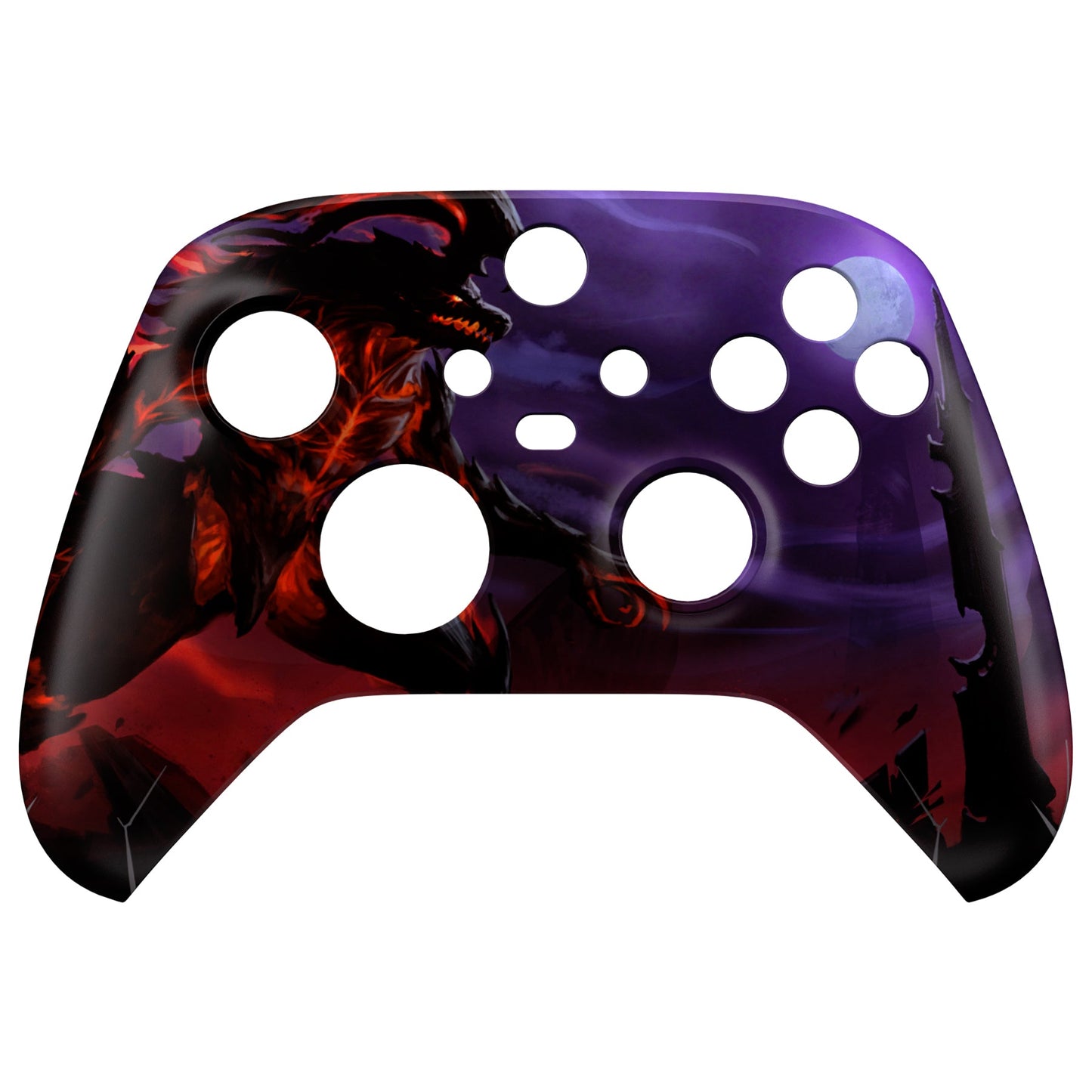Replacement Faceplate Front Housing Shell for Xbox Series X & S Controller - Dragon King eXtremeRate