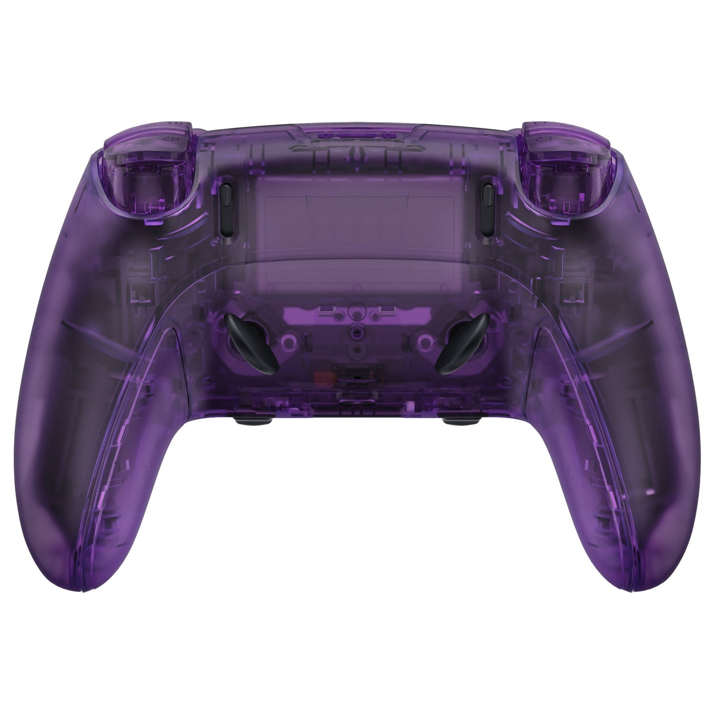 Replacement Full Set Shells with Buttons Compatible with PS5 Edge Controller - Clear Atomic Purple eXtremeRate