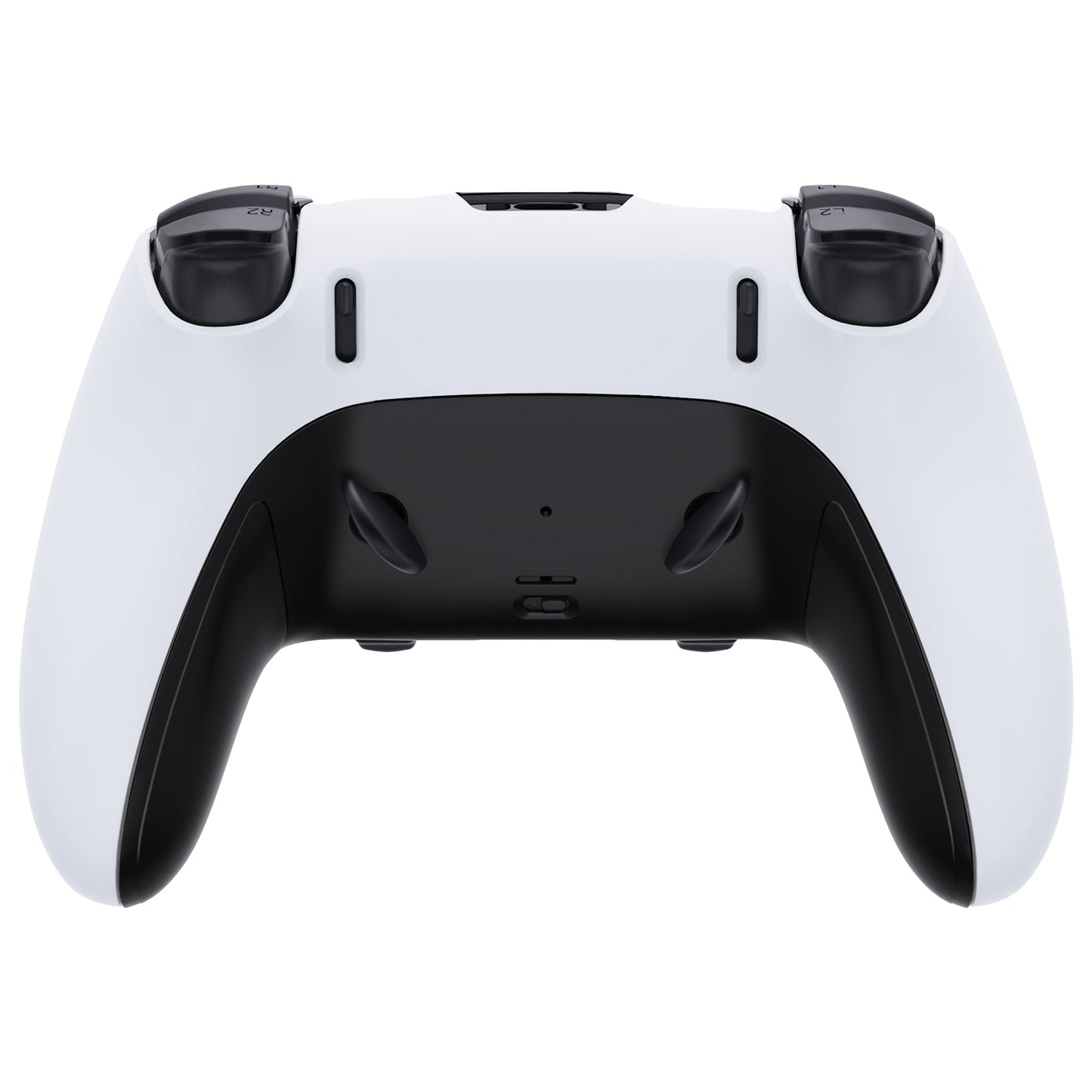 Replacement Top Bottom Decorative Trim Shell Compatible with PS5 Edge Controller - Black eXtremeRate