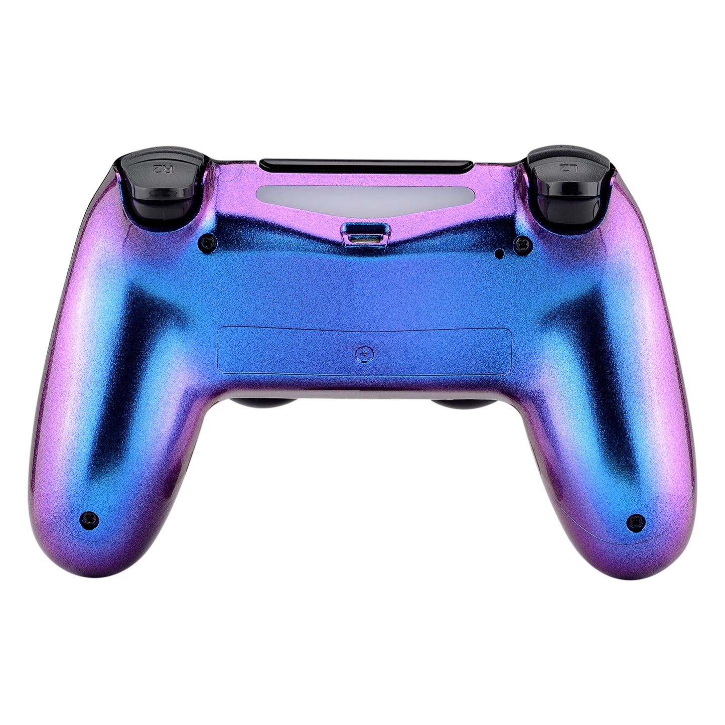 eXtremeRate PS4 Slim Proコントローラー(CUH-ZCT2 JDM-040/050/055)用交換ボトムシェル【カメレオンパープルブルー】