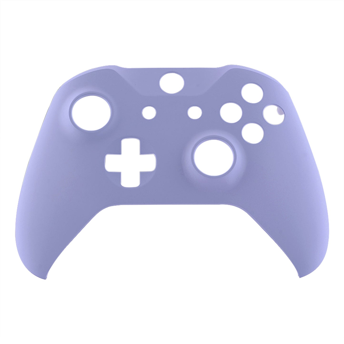 eXtremeRate Retail Light Violet Soft Touch Faceplate Cover Front Housing Shell Case Replacement Kit for Xbox One S & Xbox One X Controller (Model 1708) - SXOFX20