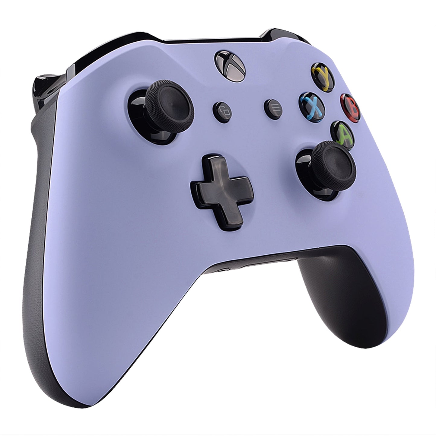eXtremeRate Retail Light Violet Soft Touch Faceplate Cover Front Housing Shell Case Replacement Kit for Xbox One S & Xbox One X Controller (Model 1708) - SXOFX20