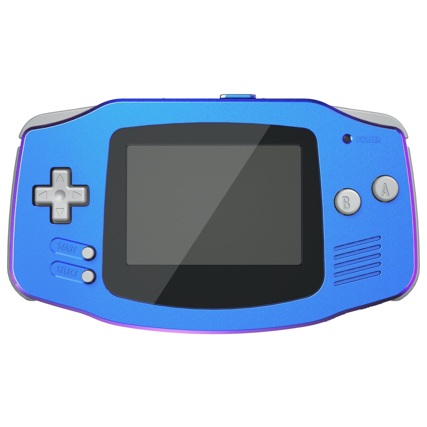 eXtremeRate Retail IPS Ready Upgraded eXtremeRate Chameleon Purple Blue GBA Replacement Shell Full Housing Cover Buttons for Gameboy Advance - Compatible with Both IPS & Standard LCD - Console & IPS Screen NOT Included - TAGP3001