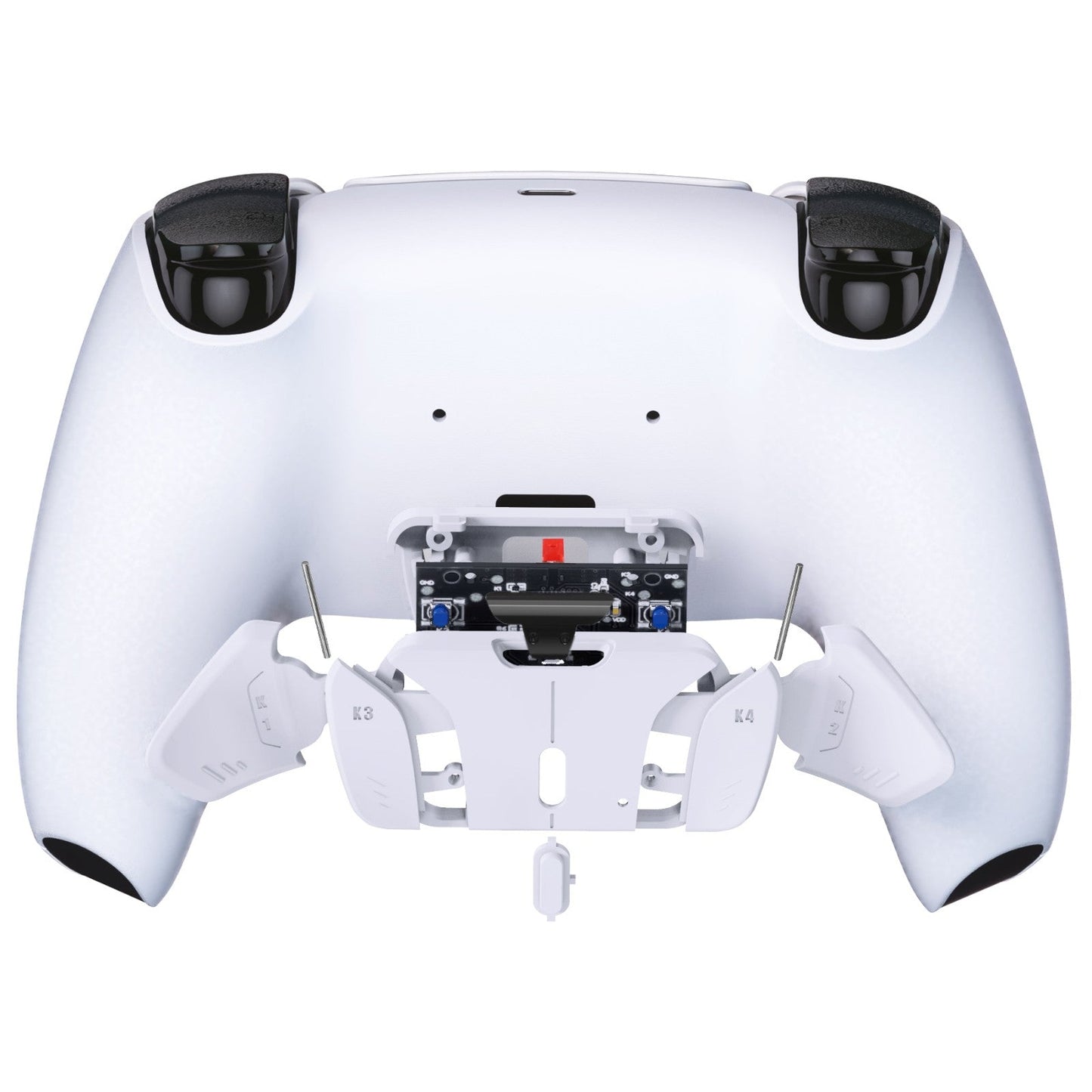 eXtremeRate Retail Turn RISE to RISE4 Kit ¨C Redesigned White K1 K2 K3 K4 Back Buttons Housing & Remap PCB Board for PS5 Controller eXtremeRate RISE & RISE4 Remap kit - Controller & Other RISE Accessories NOT Included - VPFM5002P