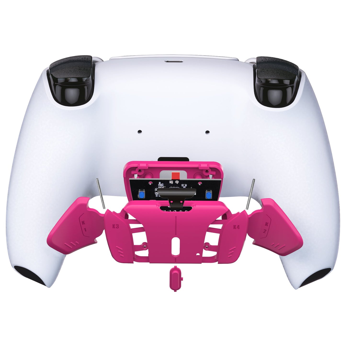 eXtremeRate Retail Turn RISE to RISE4 Kit ¨C Redesigned Nova Pink K1 K2 K3 K4 Back Buttons Housing & Remap PCB Board for PS5 Controller eXtremeRate RISE & RISE4 Remap kit - Controller & Other RISE Accessories NOT Included - VPFM5008P