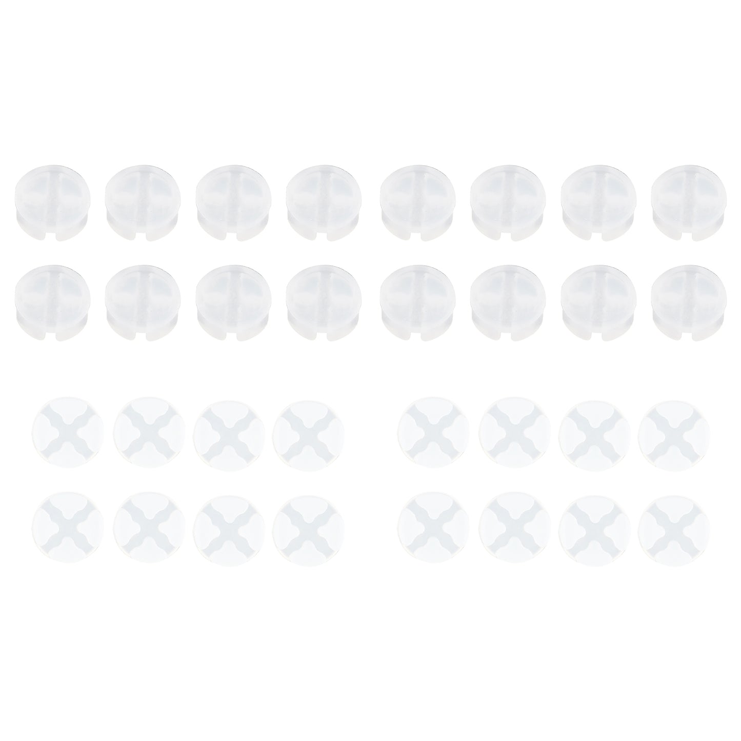 eXtremeRate Xbox Series X/S(モデル1914) & Xbox One X/S (モデル1708)コントローラー対応ABXYクリックキットV2用32個入り 交換用シリコンラバー ボタンパッド