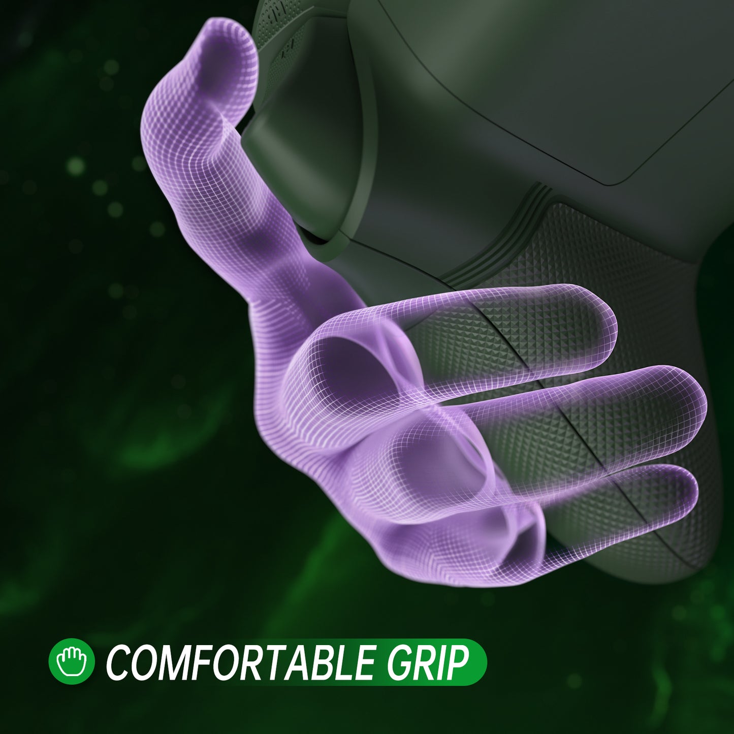 eXtremeRate Xbox Series X&Sコントローラー対応用ASRバージョン 高性能ラバー加工 フルセットシェルボタン ダイヤモンドテクスチャーグリップ付きバックプレートケース【悪霊カーニバル】