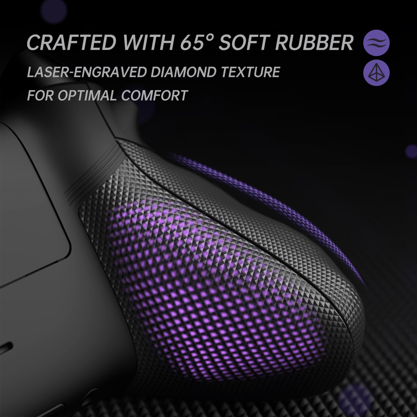 eXtremeRate Xbox Series X&Sコントローラー対応用ASRバージョン 高性能再設計 フルセットシェルボタン FLEXOR サイドレールグリップ トリガーストップキット【ブラック】