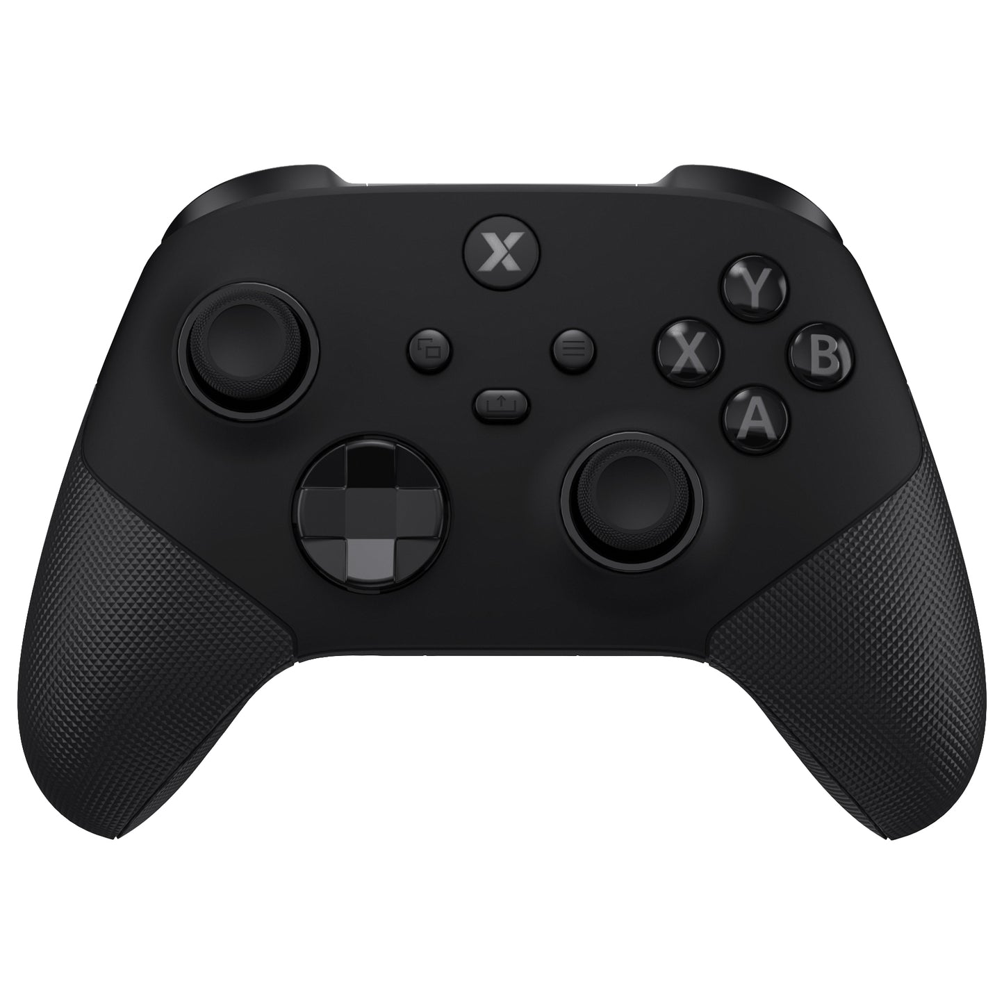 eXtremeRate Xbox Series X&Sコントローラー対応用ASRバージョン 高性能再設計 フルセットシェルボタン FLEXOR サイドレールグリップ トリガーストップキット【ブラック】