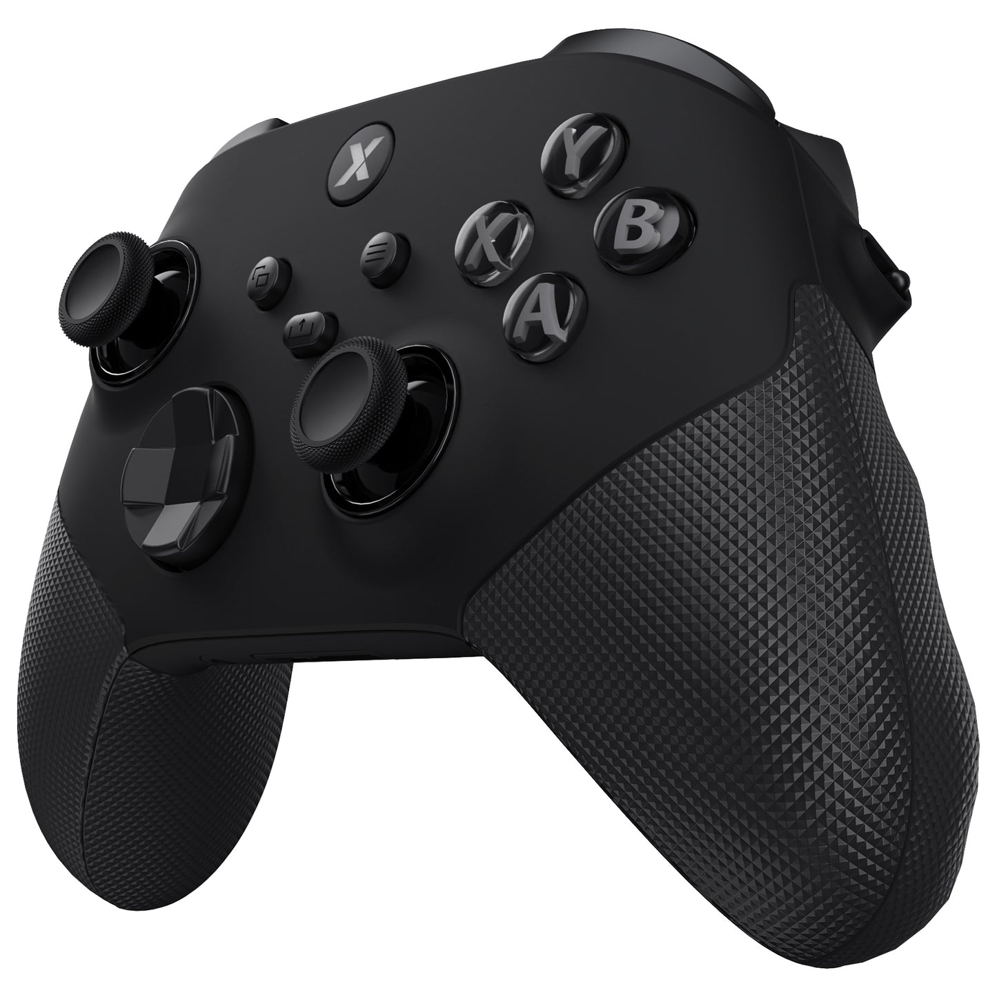 eXtremeRate Xbox Series X&Sコントローラー対応用ASRバージョン 高性能再設計 フルセットシェルボタン FLEXOR サイドレールグリップ トリガーストップキット【ブラック】
