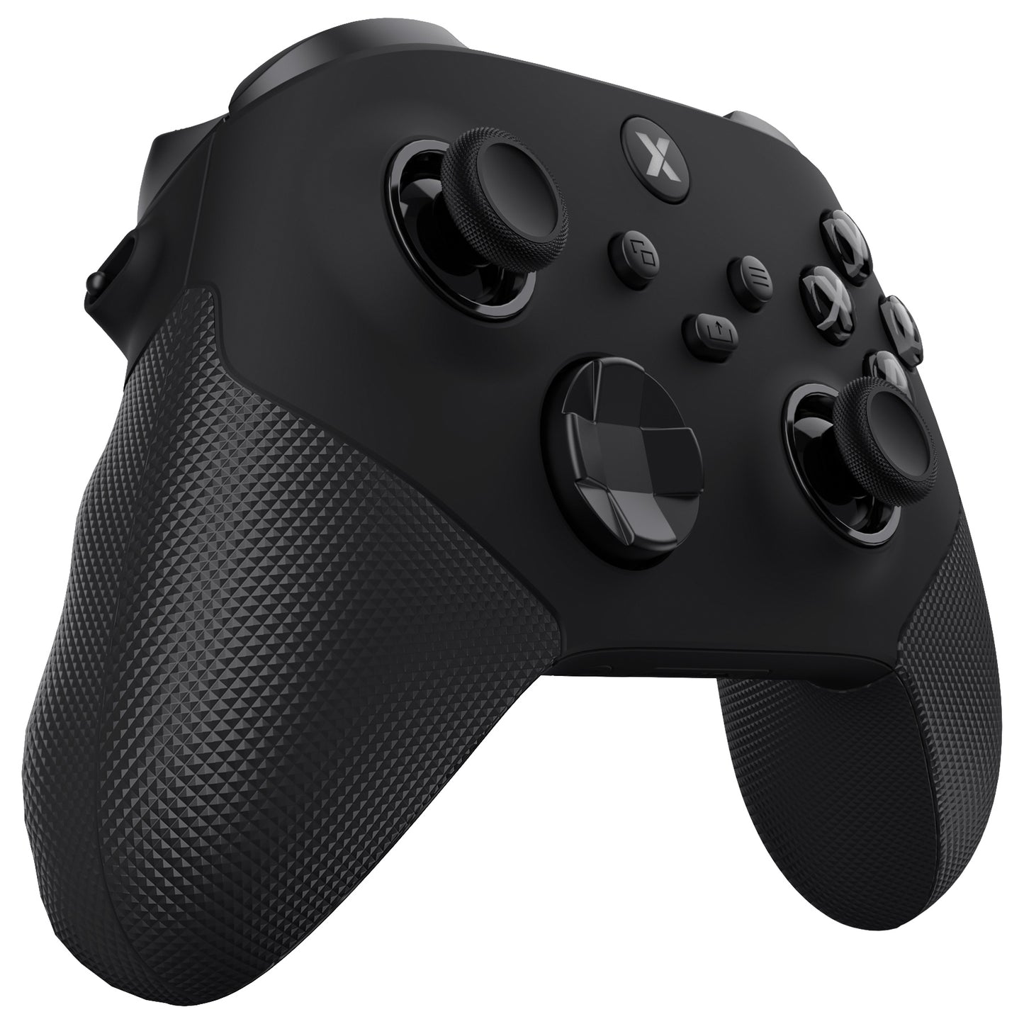 eXtremeRate Xbox Series X&Sコントローラー対応用ASRバージョン 高性能再設計 フルセットシェルボタン FLEXOR サイドレールグリップ トリガーストップキット【ブラック】