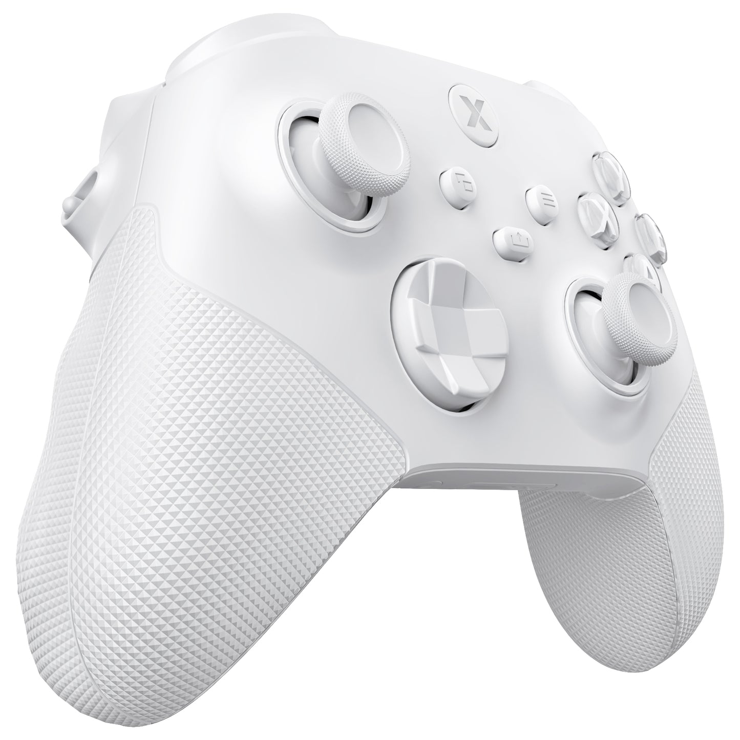 eXtremeRate Xbox Series X&Sコントローラー対応用ASRバージョン 高性能再設計 フルセットシェルボタン FLEXOR サイドレールグリップ トリガーストップキット【フロストホワイト】