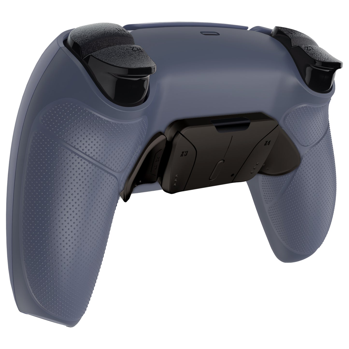 eXtremeRate PS5コントローラーBDM-030/040/050対応用ブラックリアルメタルボタン(RMB)バージョンRISE4 V3リマップキット【ラバー付きティントゥーラ ネーラ】